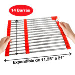 Rejilla Multiusos Cocina Expandible Escurridor Silicona Horno 2528L