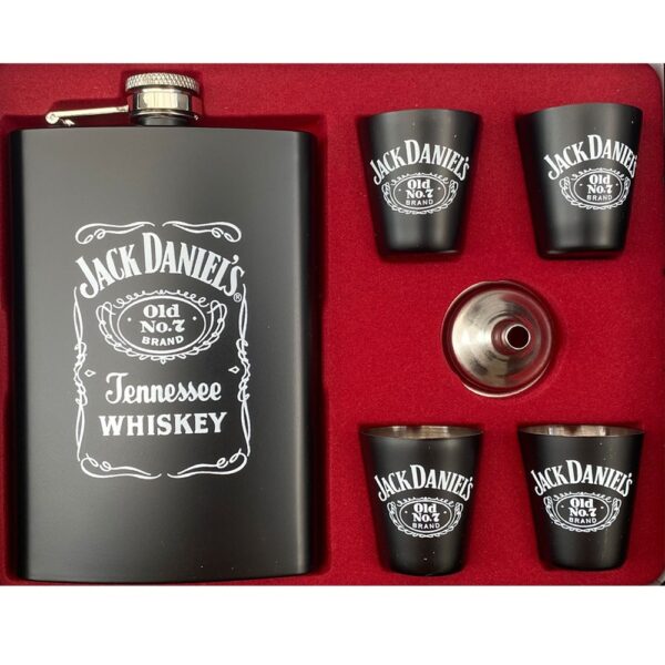 Set De Licorera Copas Y Embudo Jack Daniels