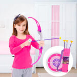 Set De Tiro Al Blanco Arco + Flechas + Diana Juego Infantil