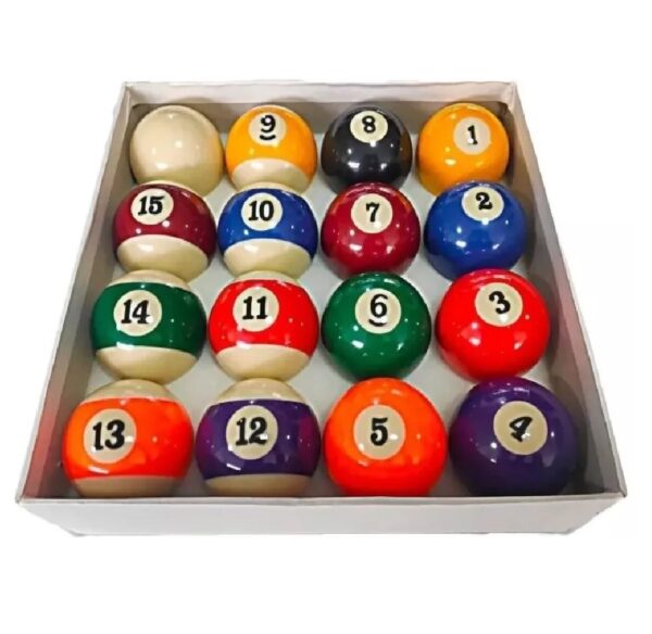 Set Juego Bolas De Billar Pool X16 Standard Billarpool