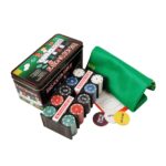 Set Poker Texas X200 Fichas En Caja Metalica