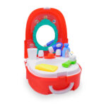 Set Tocador Didáctico 16 Piezas Maleta  2 En 1 Baño Juguete