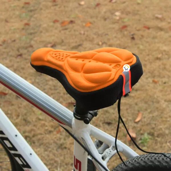 Sillín Forro Silicona Bicicleta Asiento Resistente Cómodo Spinning