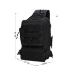 Morral Táctico Militar 2 En 1 Mochila Bolso Cruzado 36 Litros