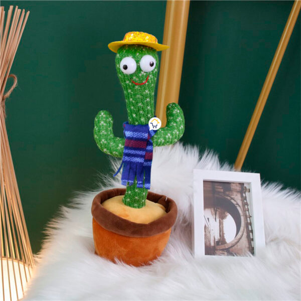 Cactus Bailarín Peluche Parlante Música Juguete Didáctico