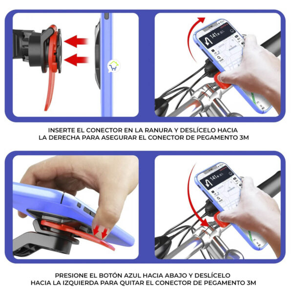 Soporte Celular Universal Bicicleta Moto Móvil Portacelular