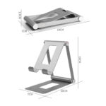 Soporte Metálico Plegable Para Celular Y Tablet