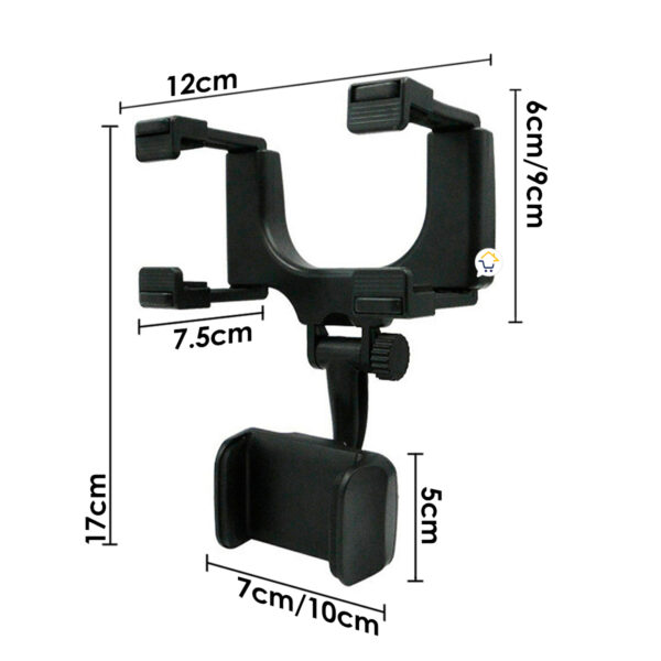 Soporte Universal Celular Auto Espejo Retrovisor Holder