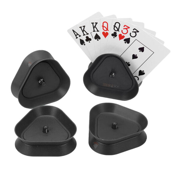 Set X4 Sujetador De Cartas Soporte De Juego Manos Libres