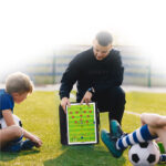 Tablero Táctico De Futbol En Carpeta Entrenamiento Futbol