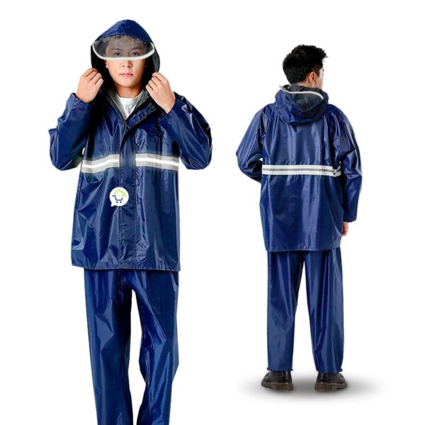 Impermeable Moto Traje Chaqueta Pantalón Reflectivo