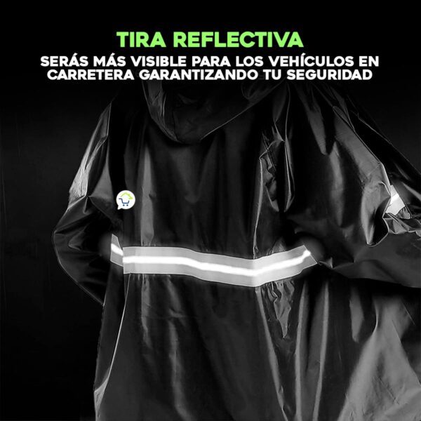 Impermeable Moto Traje Chaqueta Pantalón Reflectivo