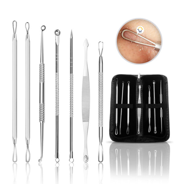 Kit Extractor Espinillas 7 Piezas Removedor Acné Puntos Negros