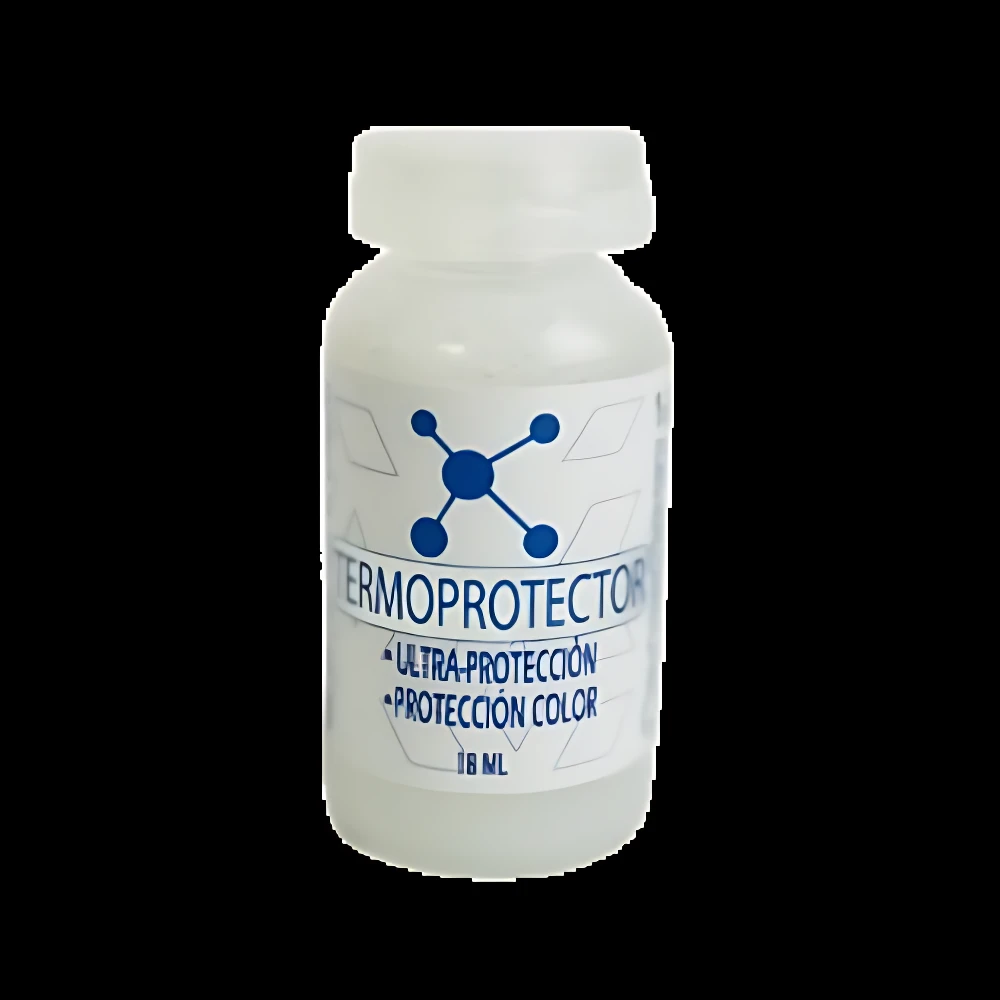 Ampolleta Termoprotectora para cabello, 16 ml, con ultra-protección y protección de color.