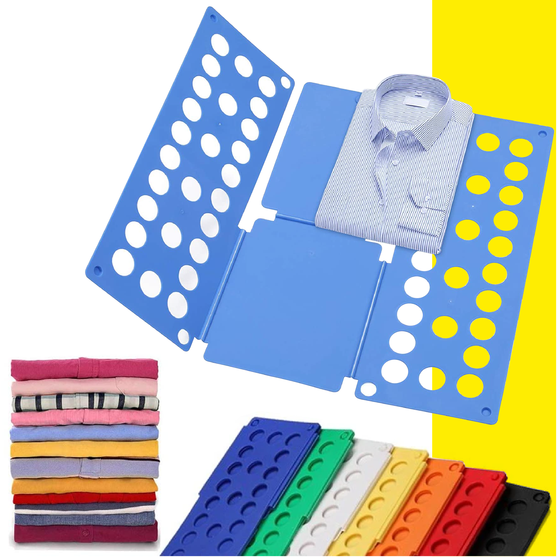 Tabla Plegadora Ropa Grande para Camisas y Pantalones - Organiza tu armario sin esfuerzo - Imagen 6