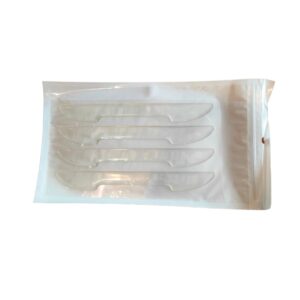 Set x3 protectores transparentes para manijas y bordes de puertas de vehículo, protegen pintura.