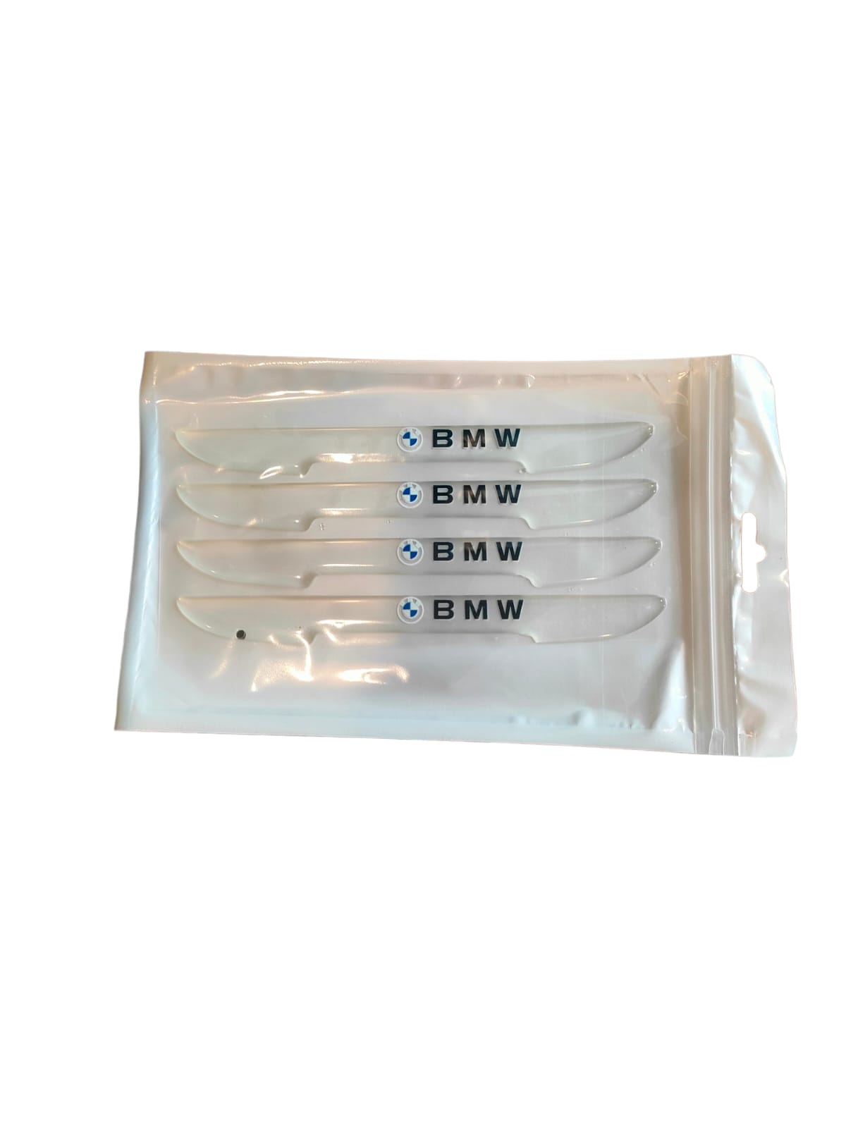 Set x3 protectores de manijas y bordes de puertas BMW, transparentes, para proteger pintura de rayones.