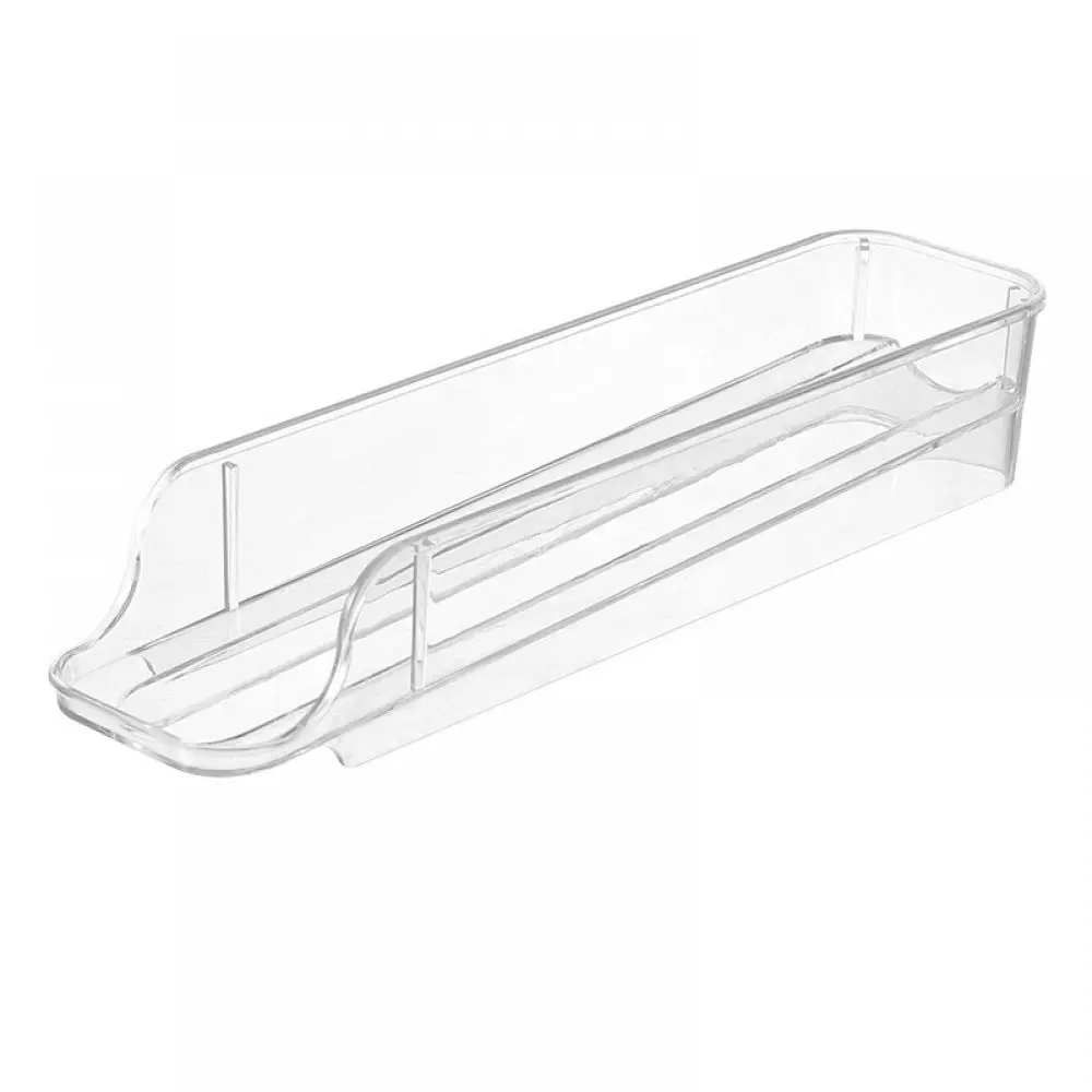 Dispensador de huevos rodante transparente de 2 niveles para refrigerador.