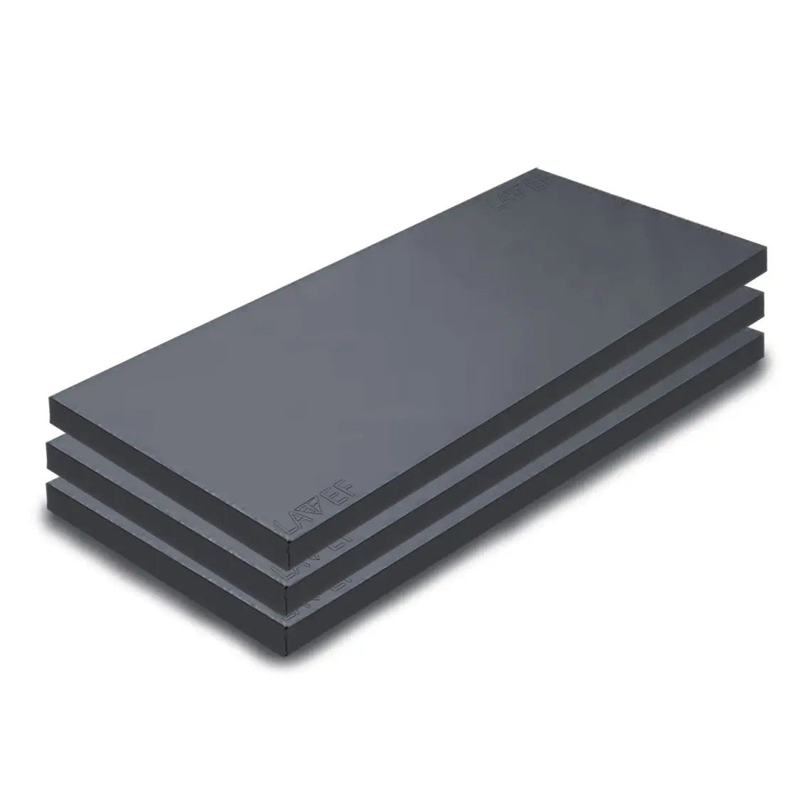 Colchonetas de ejercicio Lavef alta densidad, color gris oscuro, apiladas, ideales para entrenamiento y protección articular.