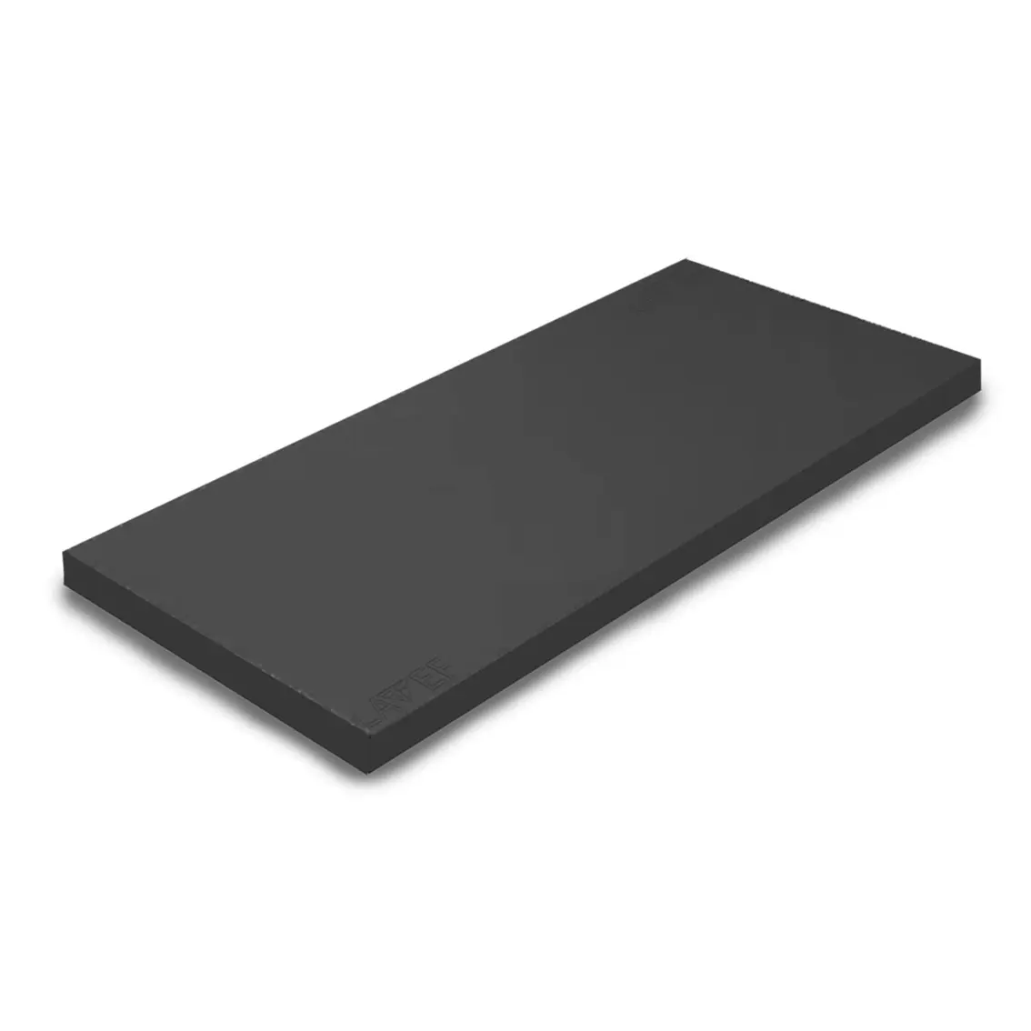 Colchoneta de ejercicio Lavef alta densidad, negra, anti-fluido, ideal para entrenar cómodamente.