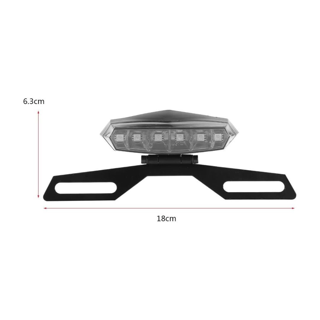 Porta Placa LED con Luz de Freno para Moto - Mejora tu visibilidad y seguridad vial - Imagen 6