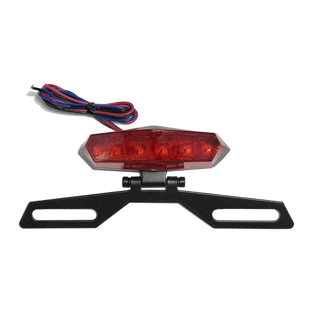 Porta Placa LED con Luz de Freno para Moto - Mejora tu visibilidad y seguridad vial - Imagen 2