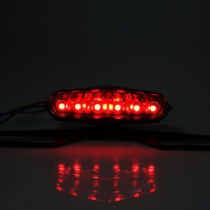Porta Placa LED con Luz de Freno para Moto - Mejora tu visibilidad y seguridad vial