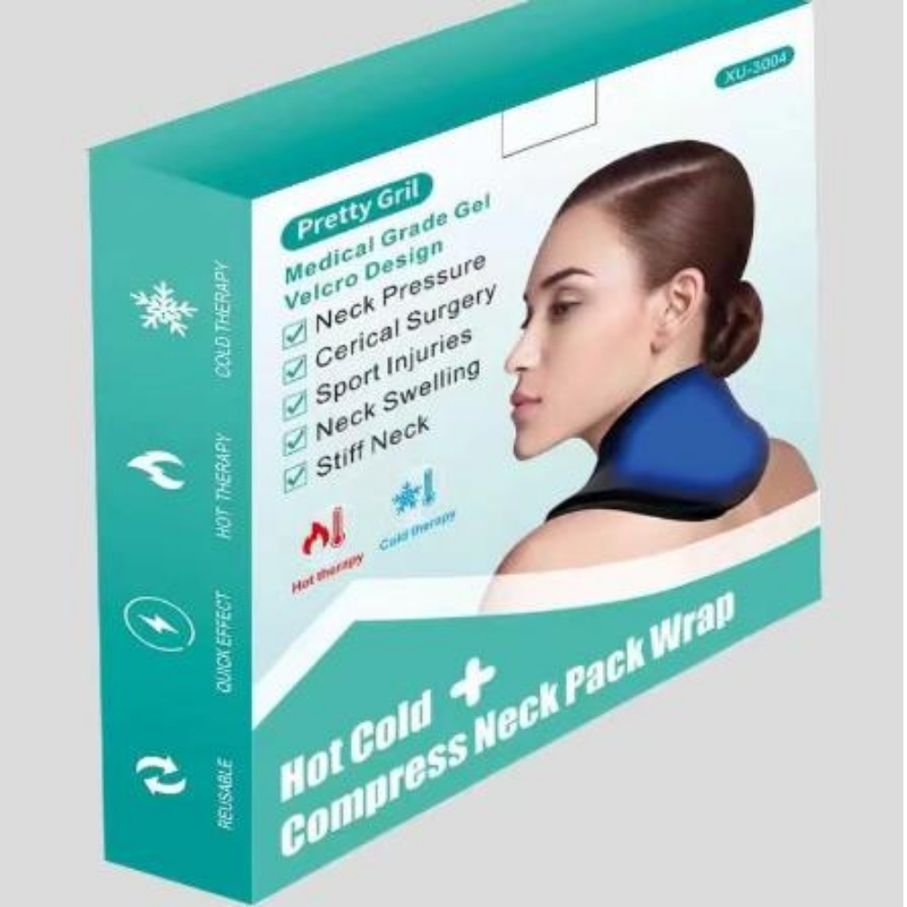 Compresa Gel Cervical Terapia Frío Calor 360° - Alivia rigidez y tensión del cuello y estrés - Imagen 3