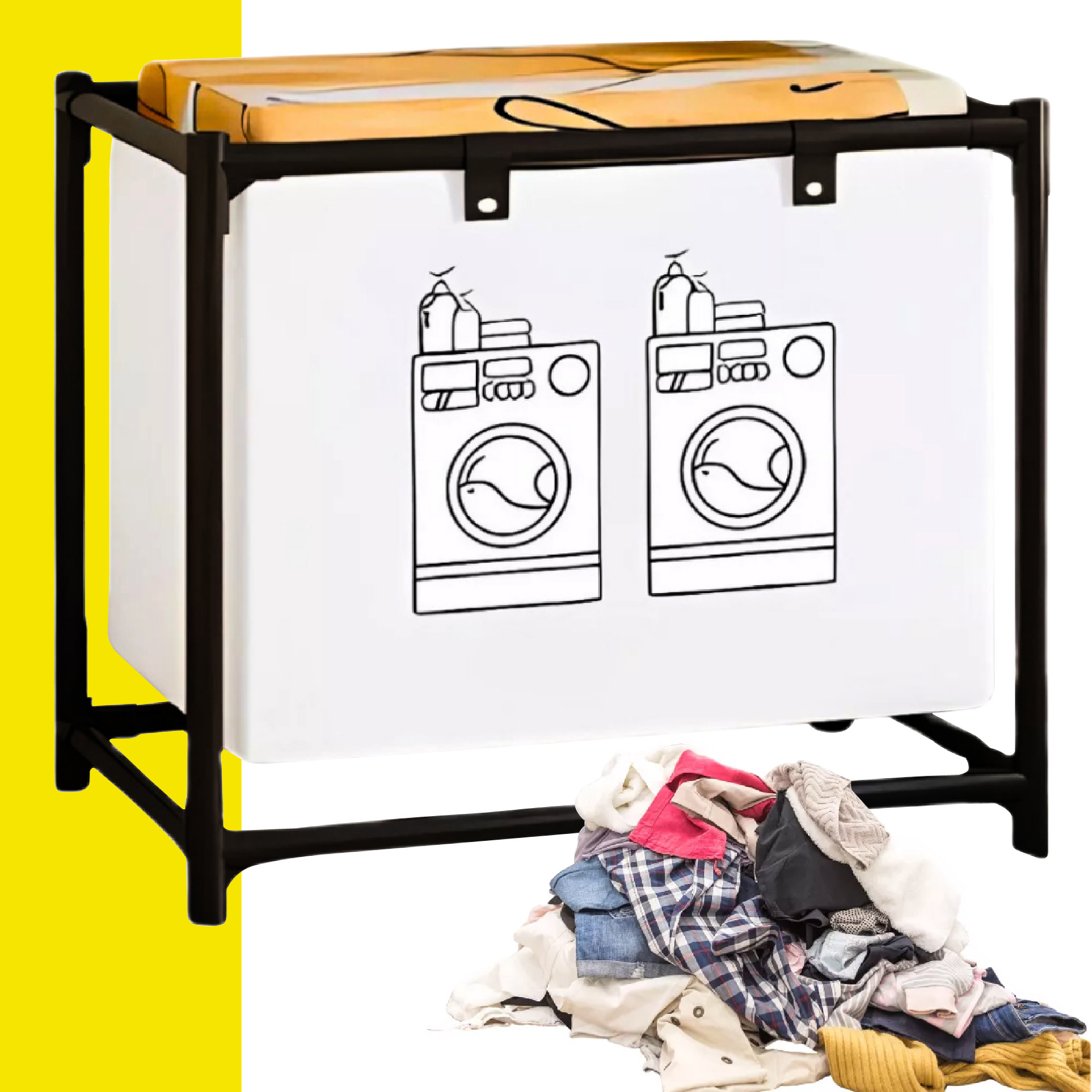 Cesto Ropa Sucia Gran Capacidad Plegable - Mantiene tu hogar ordenado y optimiza el espacio - Imagen 5