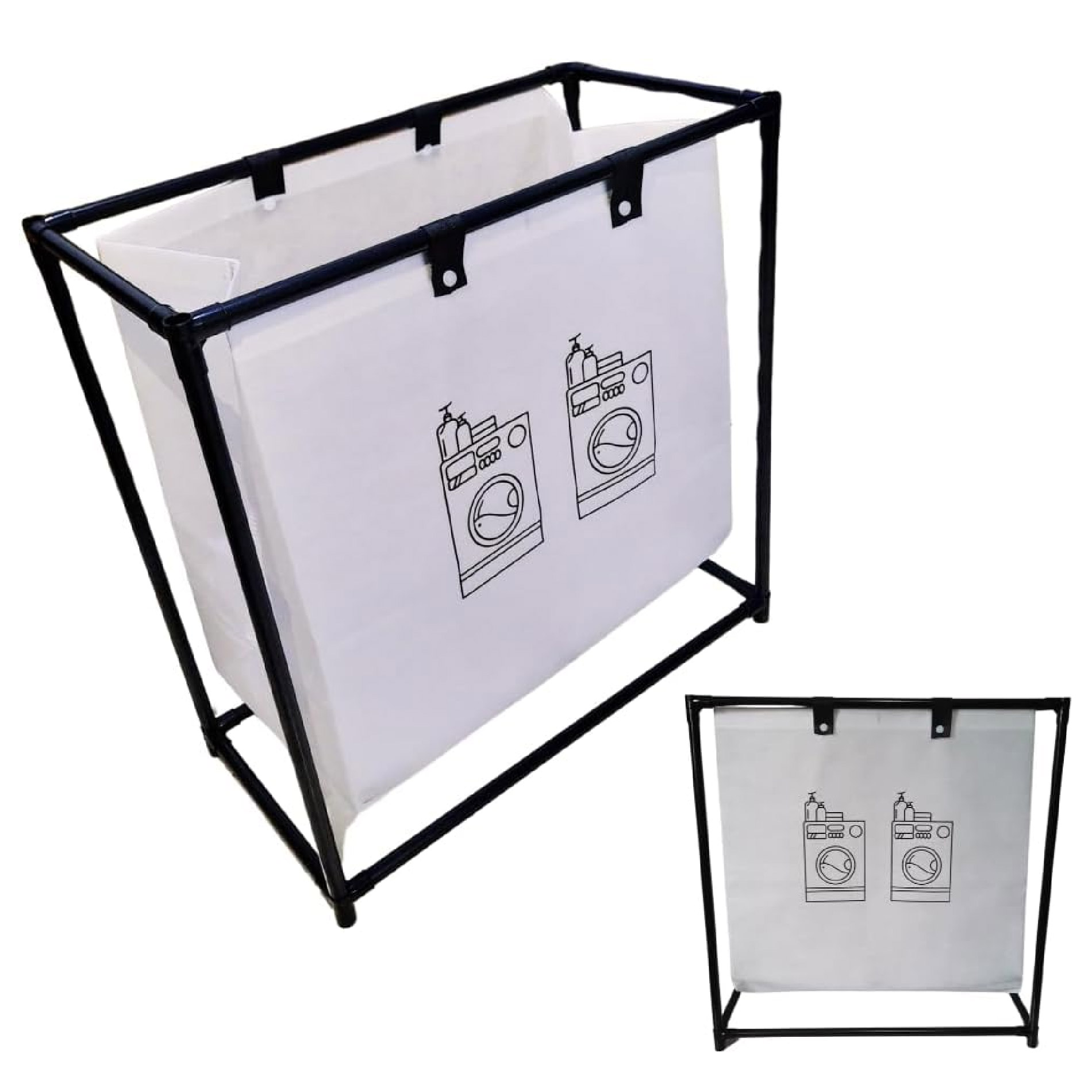 Cesto Ropa Sucia Gran Capacidad Plegable - Mantiene tu hogar ordenado y optimiza el espacio - Imagen 6