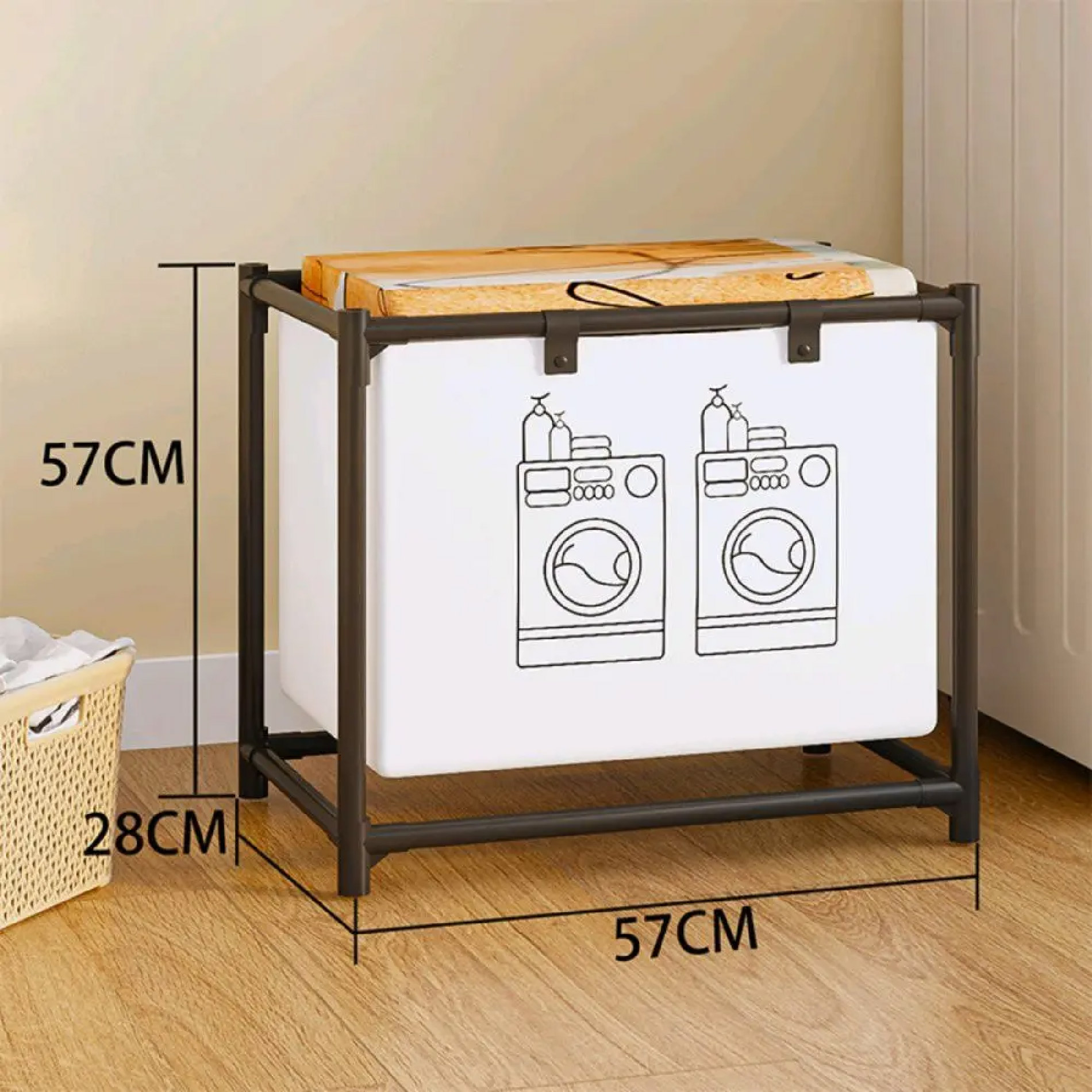 Cesto Ropa Sucia Gran Capacidad Plegable - Mantiene tu hogar ordenado y optimiza el espacio