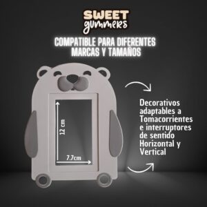 Decorativo PVC Diseño Osito para Interruptores - Personaliza tus paredes con ternura y estilo