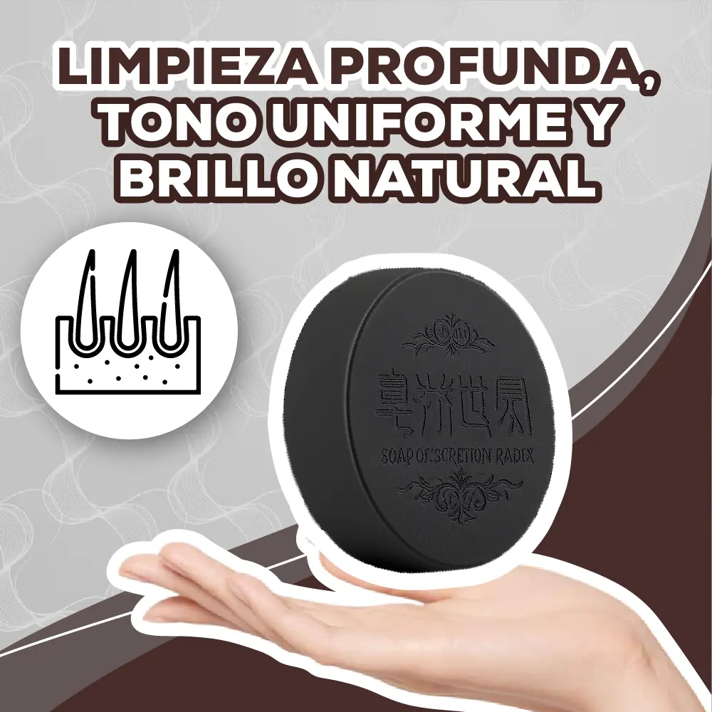 Jabon anticanas: limpieza profunda, tono uniforme, brillo natural. Set x2.