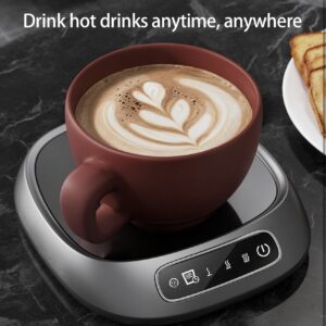 Calentador de tazas USB digital con control de temperatura, ideal para mantener bebidas calientes.