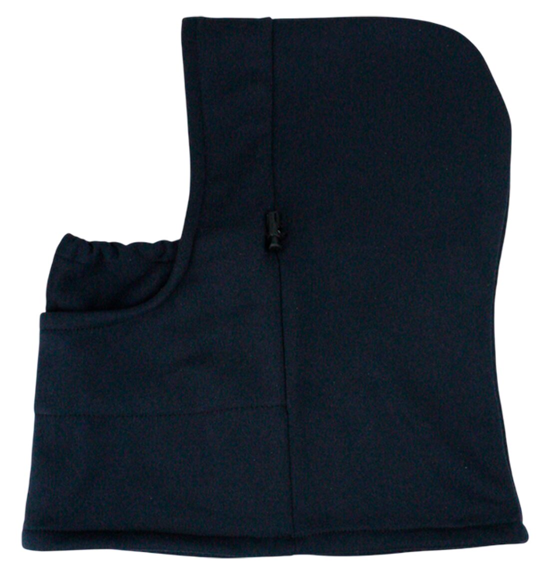 Pasamontañas térmico negro para ciclismo y moto, con ajuste y bolsillo, ideal para el frío.