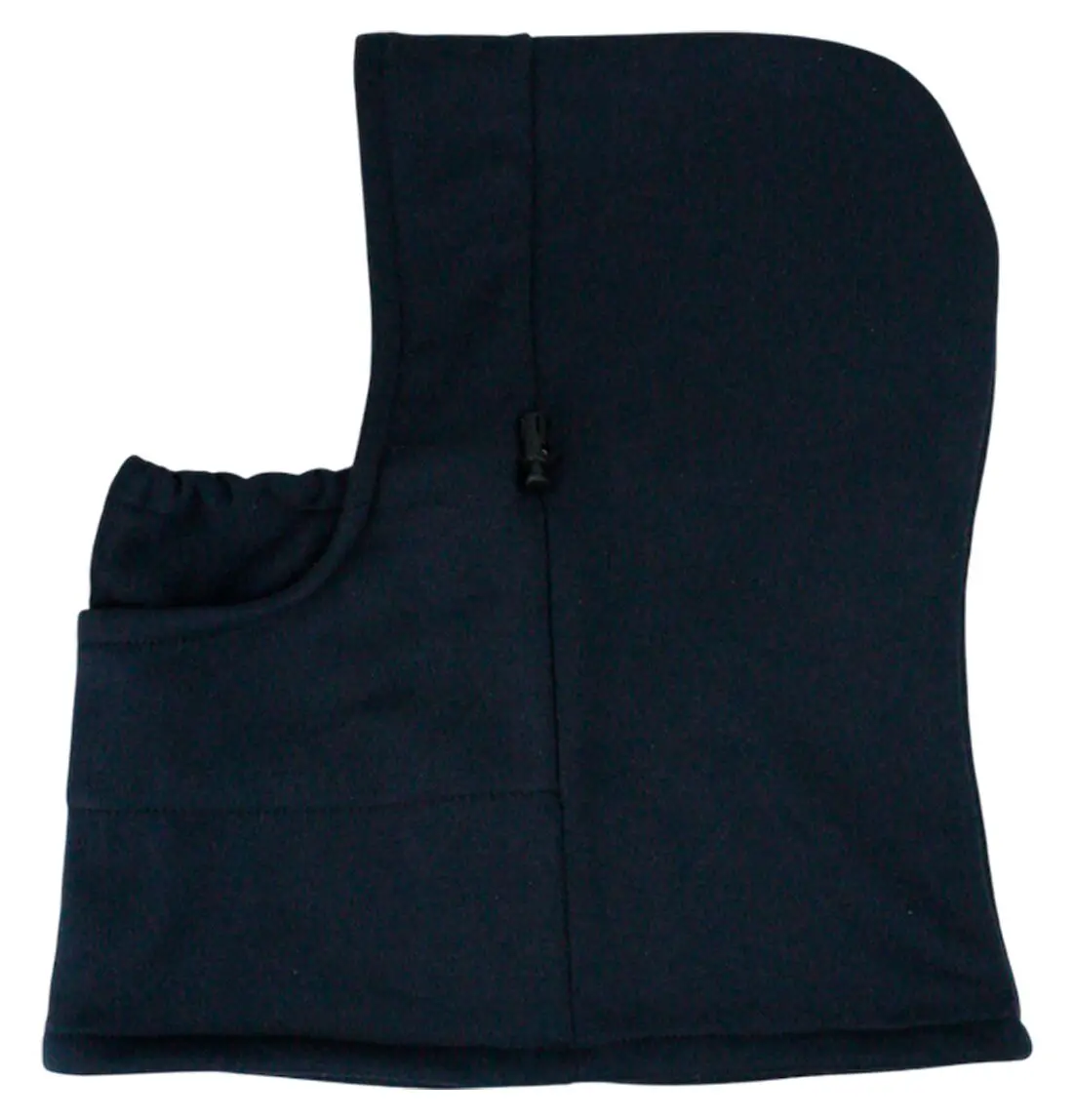 Pasamontañas térmico negro para ciclismo y moto, con ajuste y bolsillo, ideal para el frío.