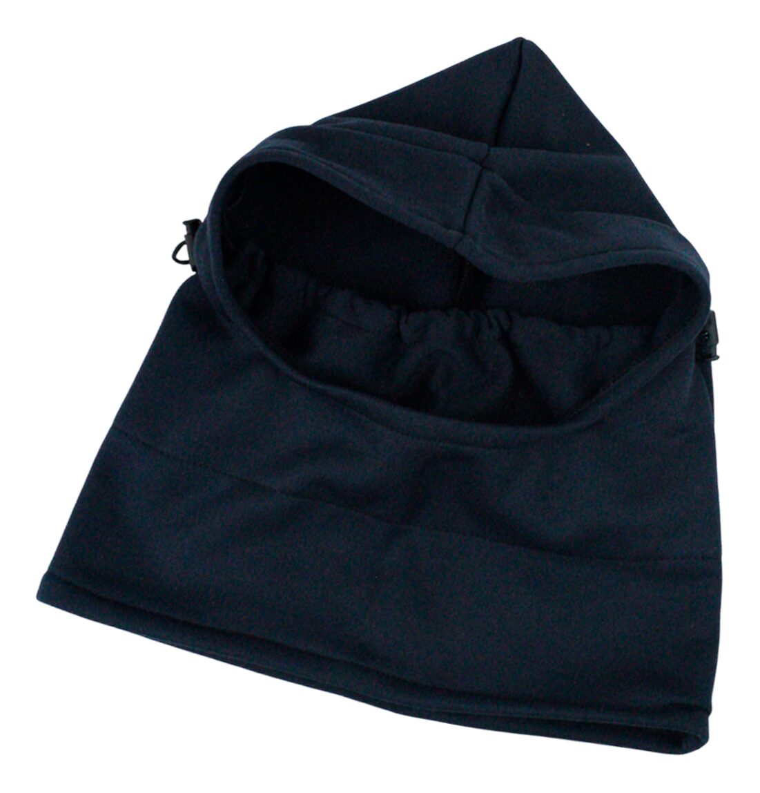 Pasamontañas térmico azul marino, para ciclismo o moto, con ajuste y gorro integrado.