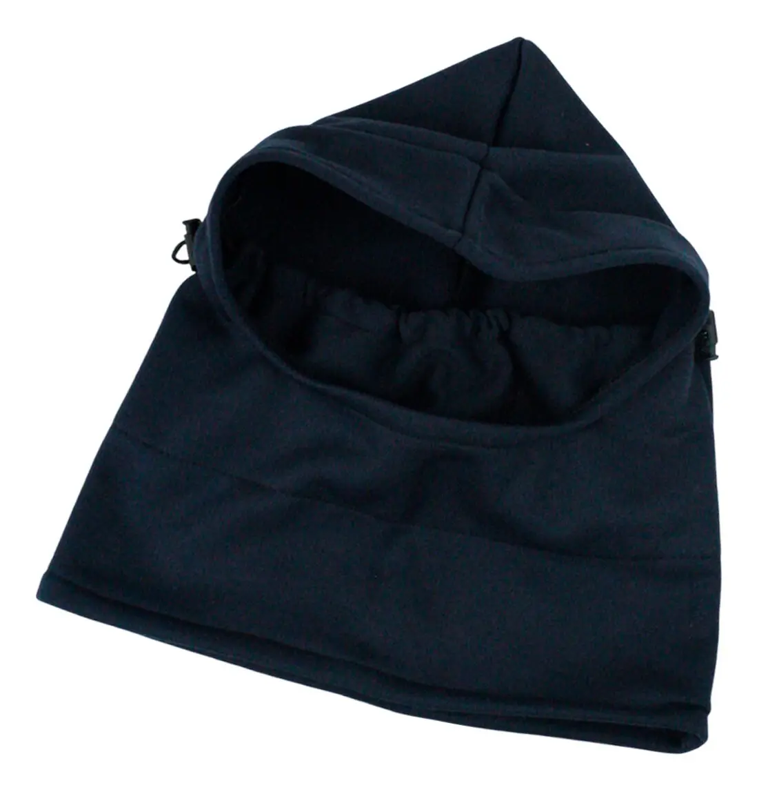 Pasamontañas térmico azul marino, para ciclismo o moto, con ajuste y gorro integrado.