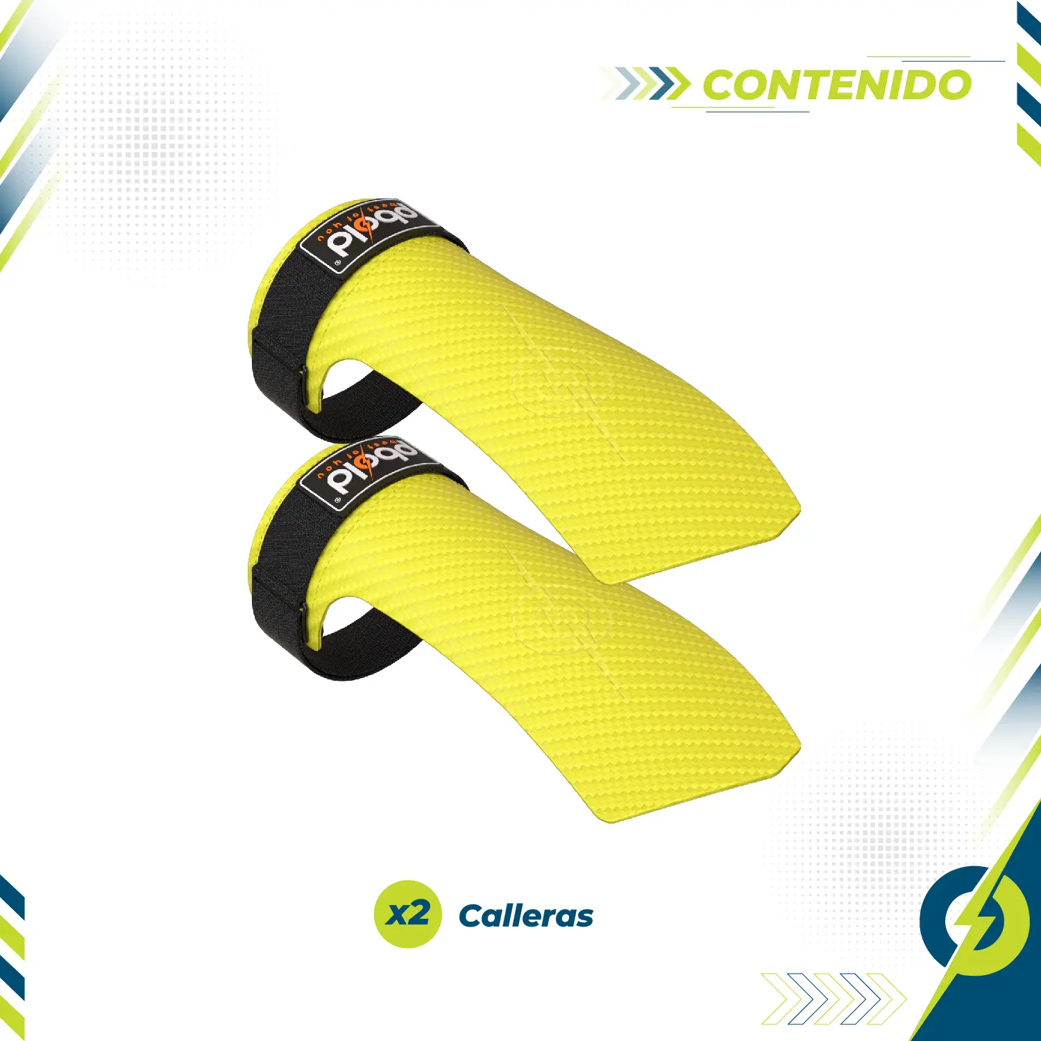 Calleras verdes texturizadas para protección de manos y muñecas en entrenamiento, paquete x2.