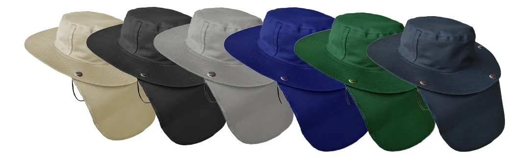 Gorro Pescador Dril Alta Resistencia - Protege tu rostro y cuello del sol