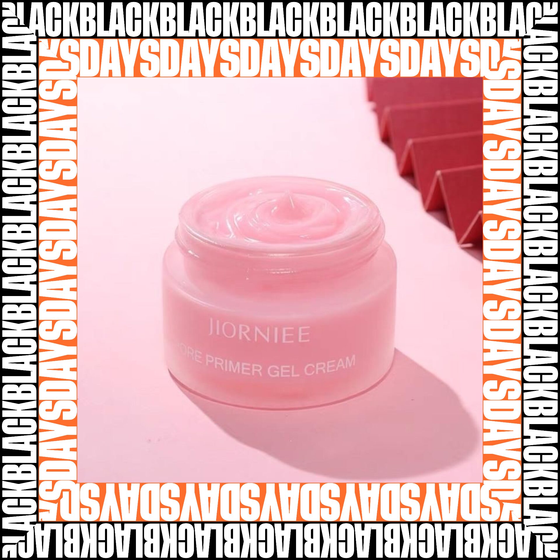 Set x2 Praimer Hidratante Facial JiOrniee en envase rosado con textura suave.