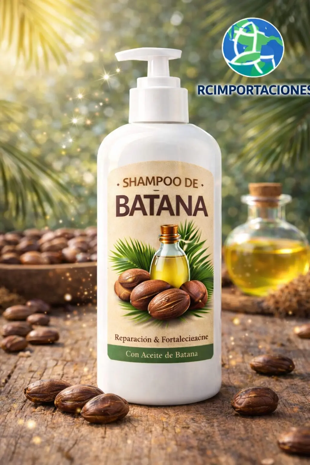 Shampoo de Batana para reparación y fortalecimiento capilar, con aceite de Batana en presentación de 500 ml.