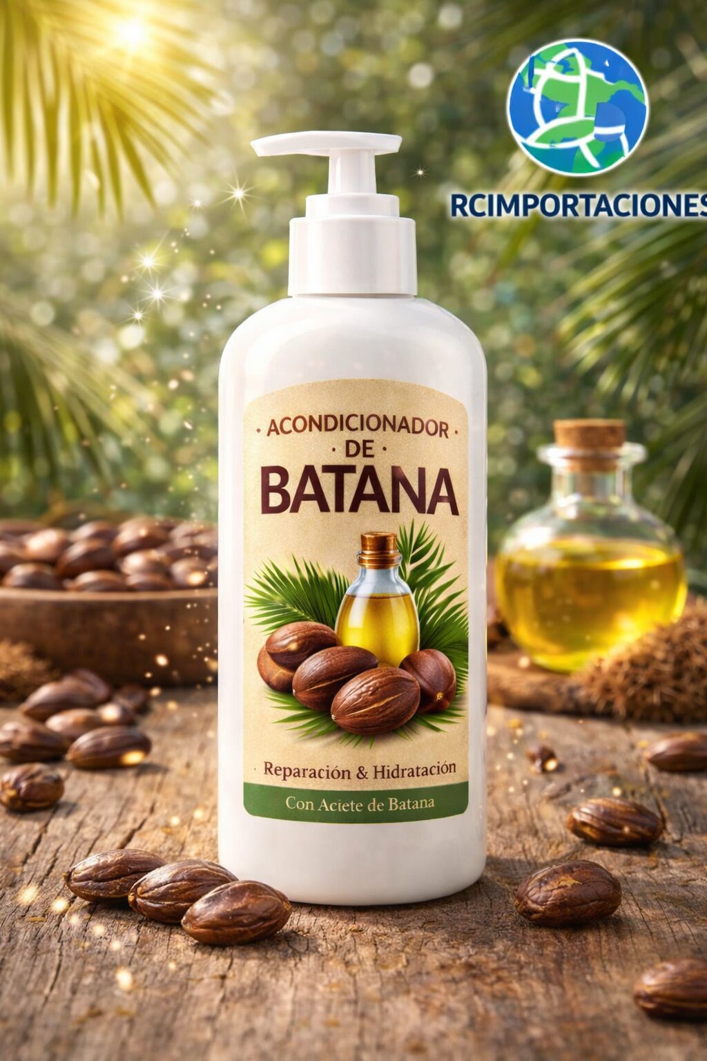 Acondicionador Batana con aceite, ideal para reparación e hidratación capilar.