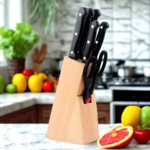 Set de Cocina 5 en 1 Premium con Bloque Organizador - Agiliza tus preparaciones diarias y mantén tu cocina ordenada