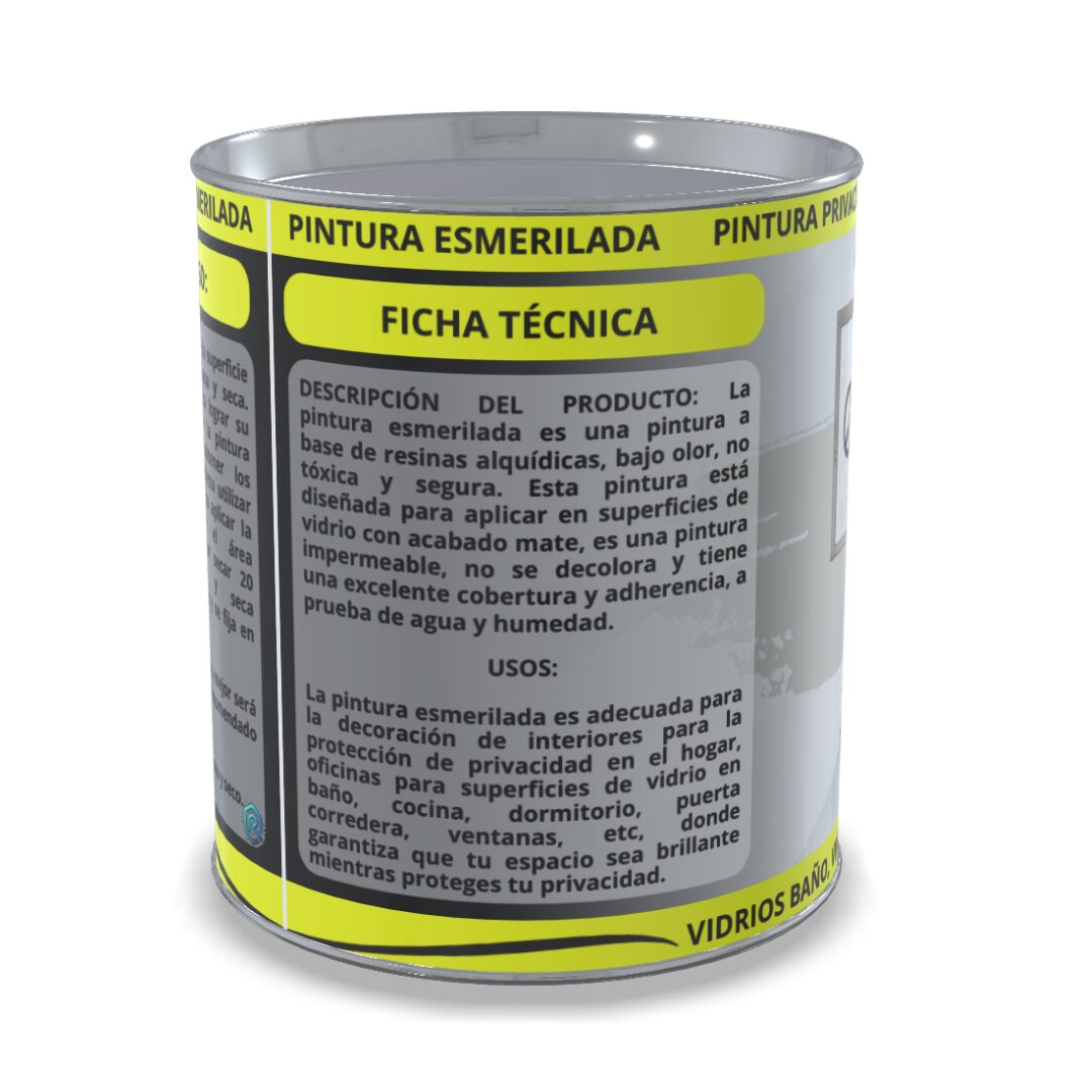 Pintura Glass Block Esmerilado Mate Impermeable - Protege y decora superficies de vidrio con privacidad - Imagen 4