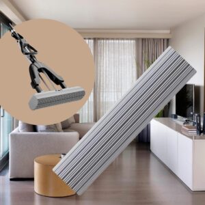 Cabezal mopa PVA Kleaner gris 27cm, alta absorción, ideal para limpiar y secar pisos.