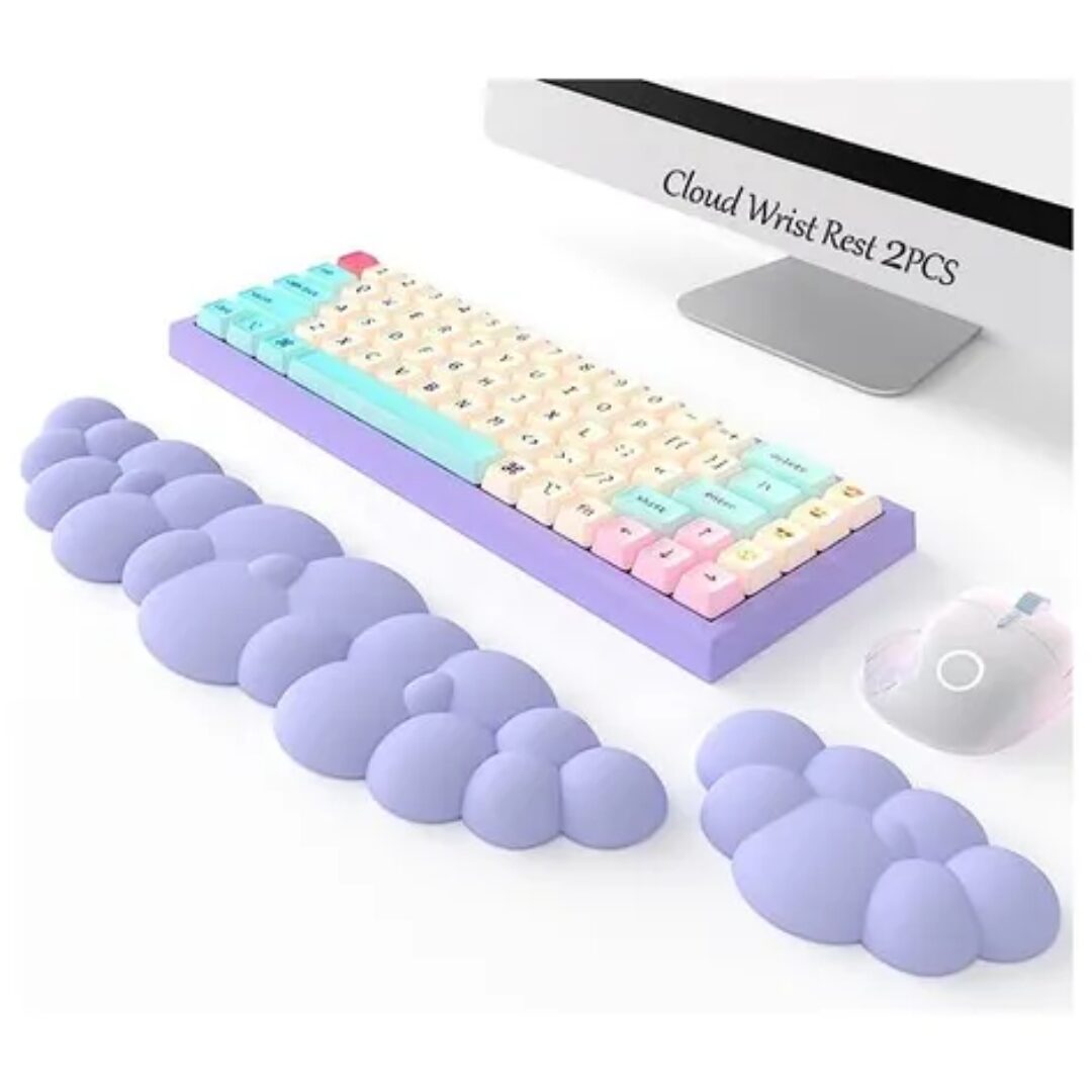 Reposamuñecas Ergonómicos de Espuma Viscoelástica - Alivia la presión y previene la fatiga - Imagen 2