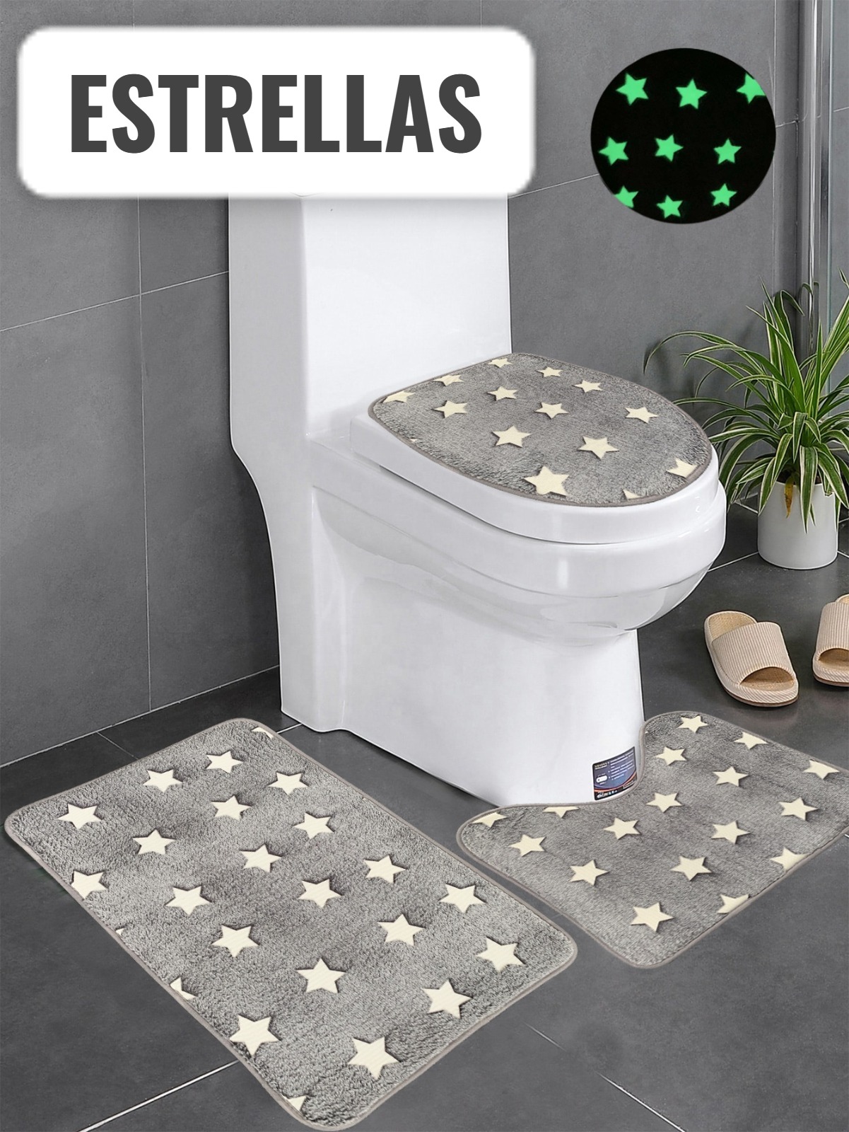 Set de Baño Luminoso Espacial 3 Piezas - Transforma la rutina nocturna en un momento mágico y seguro - Imagen 3