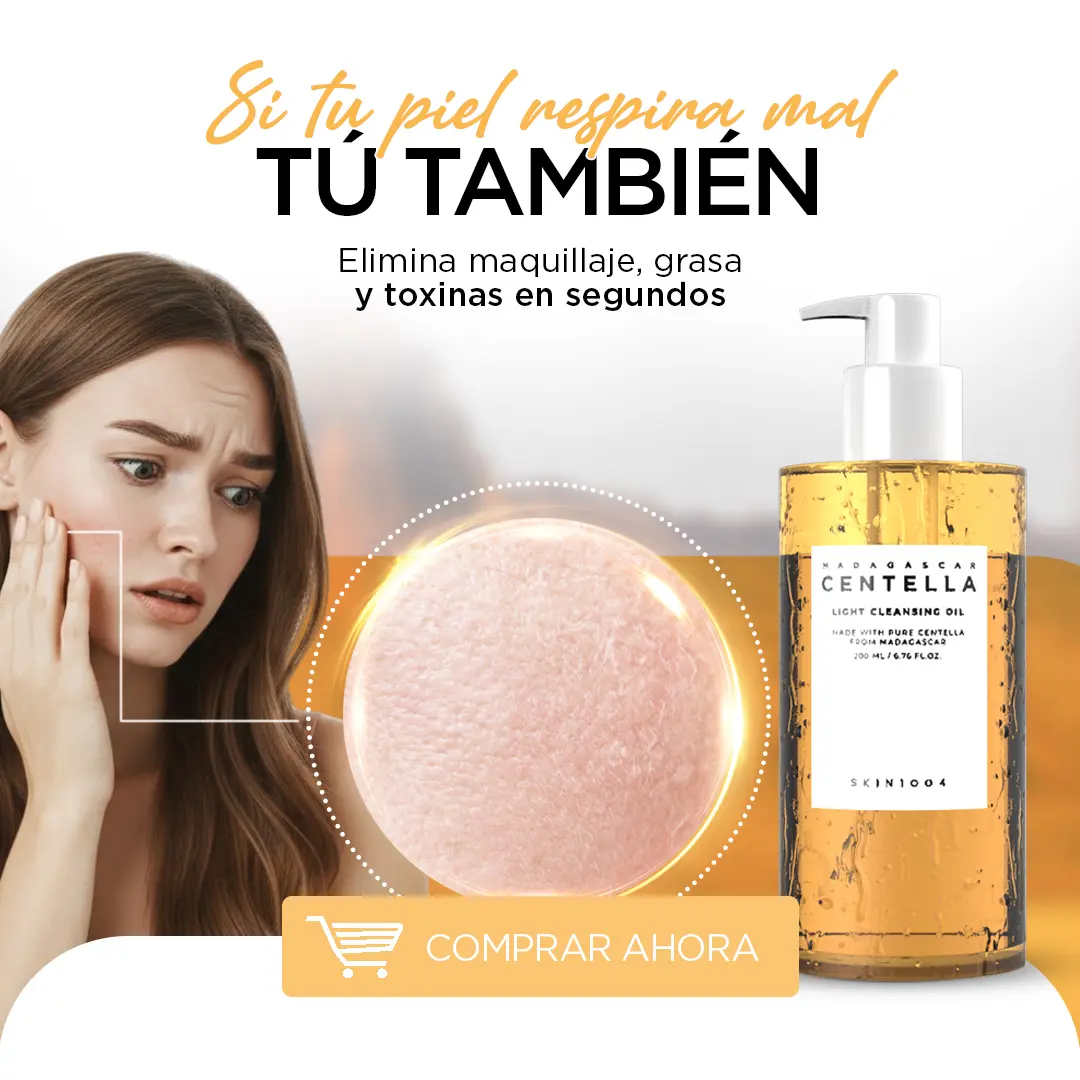 Aceite limpiador ligero Madagascar Centella para eliminar maquillaje, grasa y toxinas.