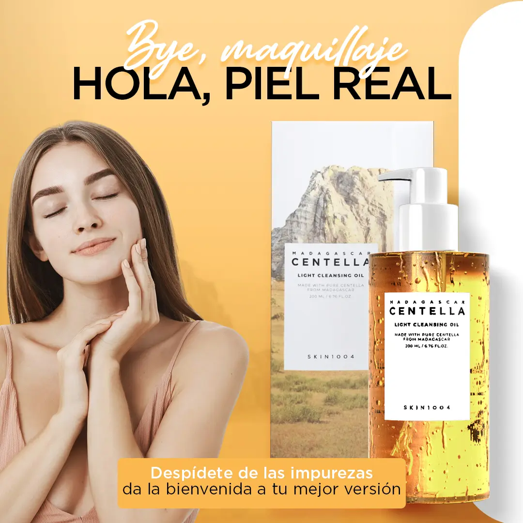 Rutina facial: serum ligero Madagascar Centella para piel radiante. Modelo de 200 ml.